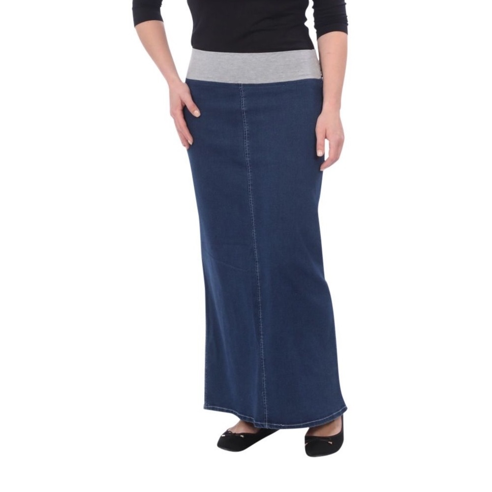 🌿Kosher Casual🌿 maxi denim skirt